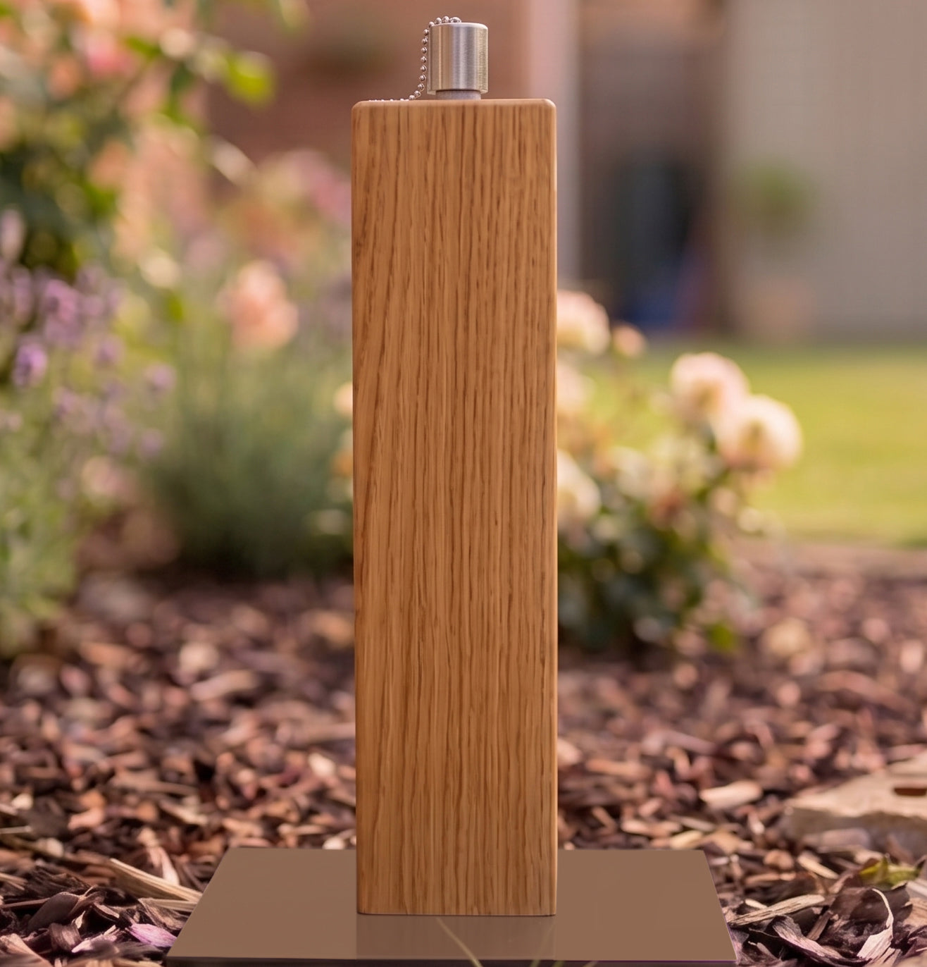 Elche Gartenfackel mit Gravur 40cm