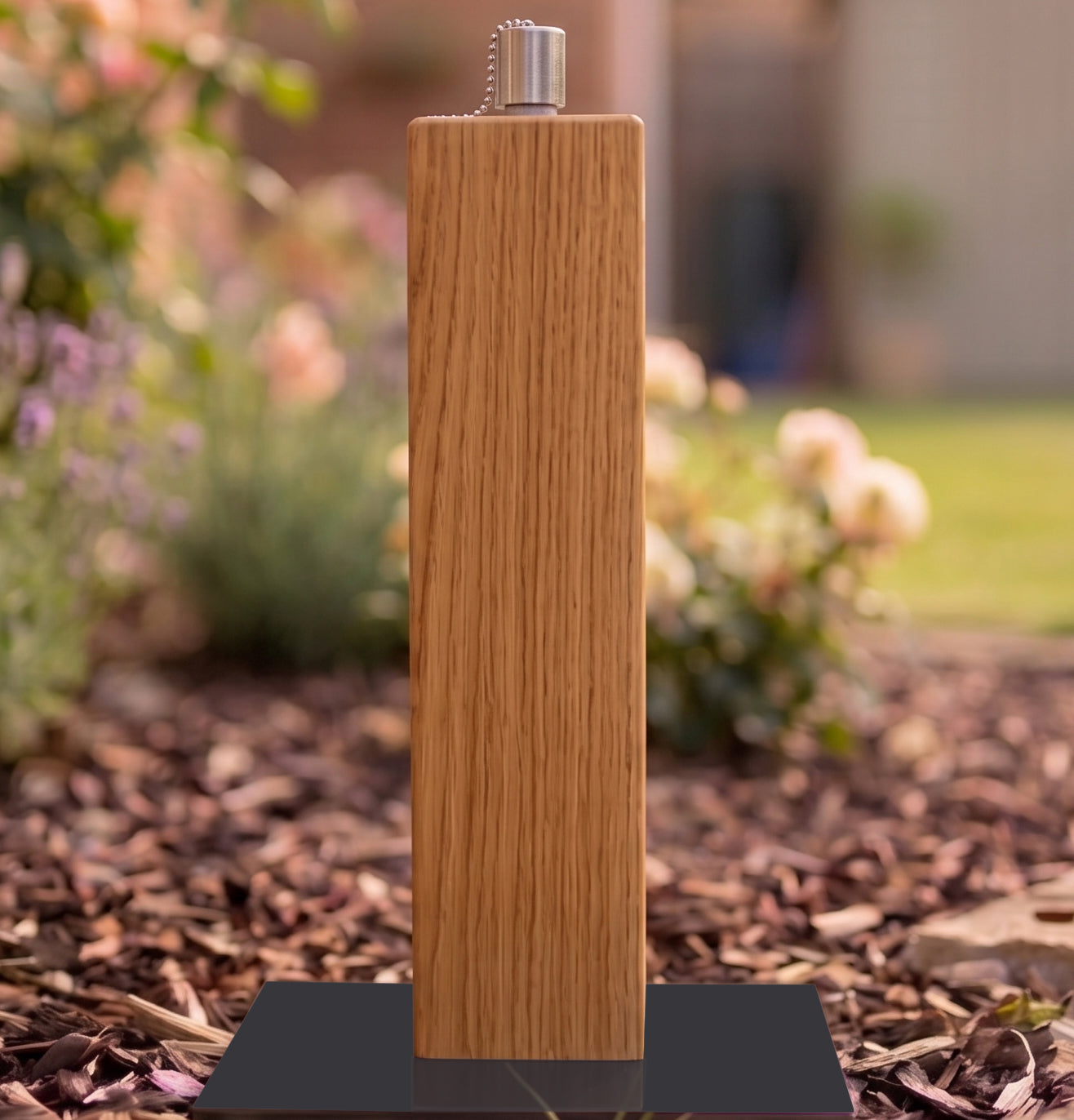 Elche Gartenfackel mit Gravur 40cm