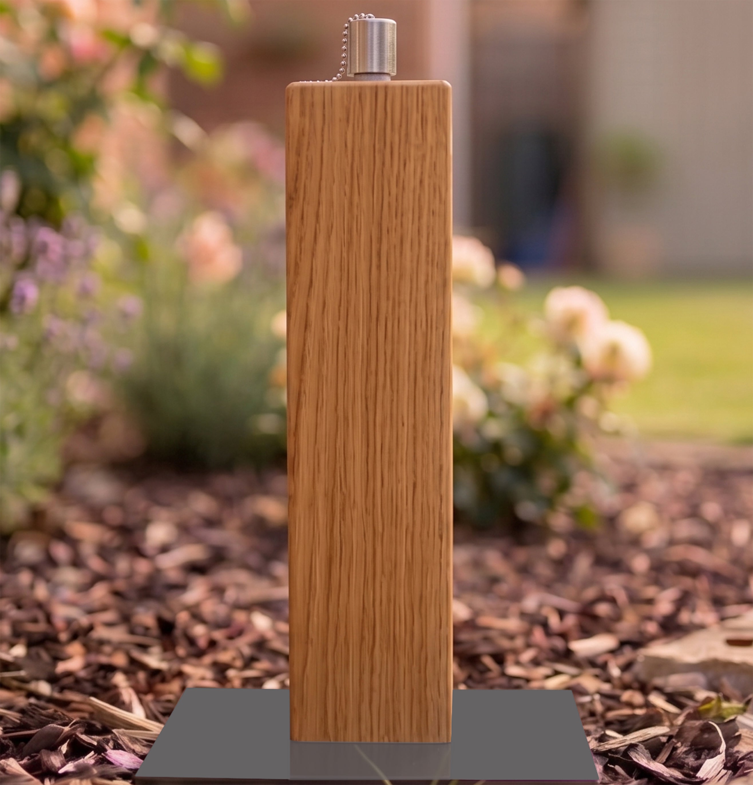 Elche Gartenfackel mit Gravur 40cm