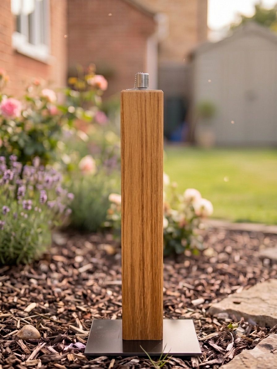 Elche Gartenfackel mit Gravur 60cm