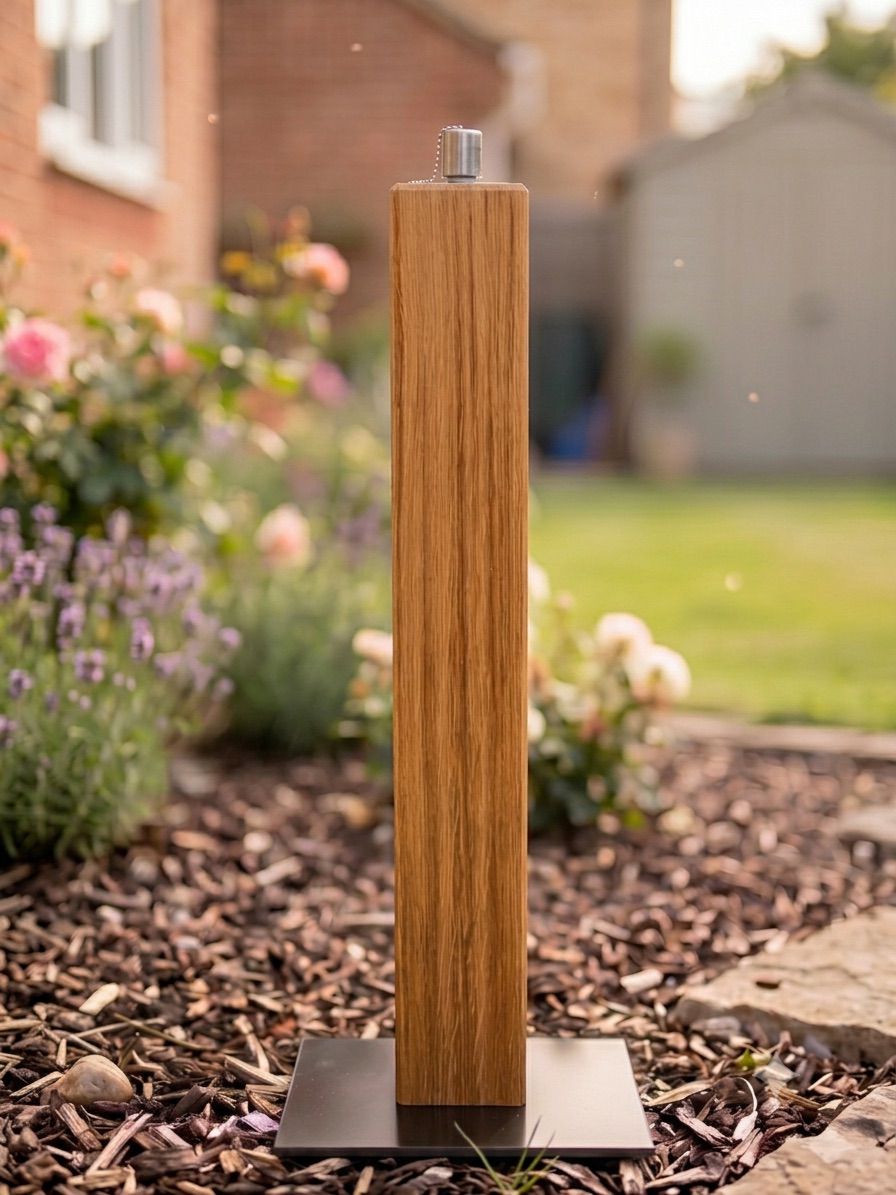 Elche Gartenfackel mit Gravur 90cm