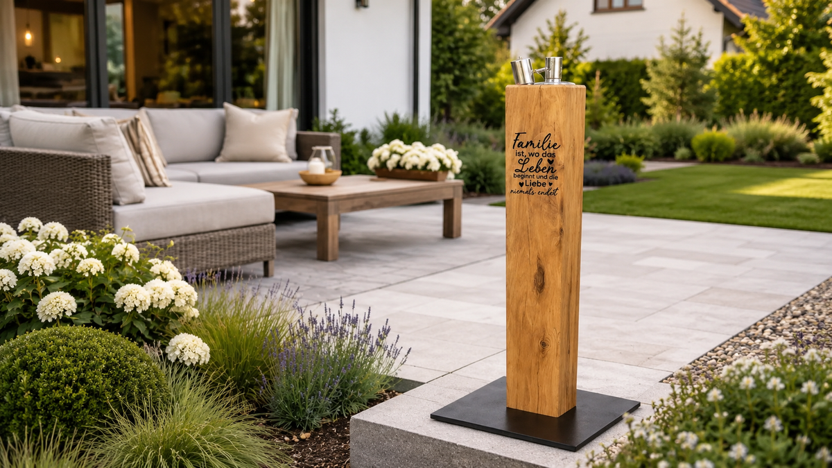 Gartenfackel - Handgefertigt und Personalisierbar
