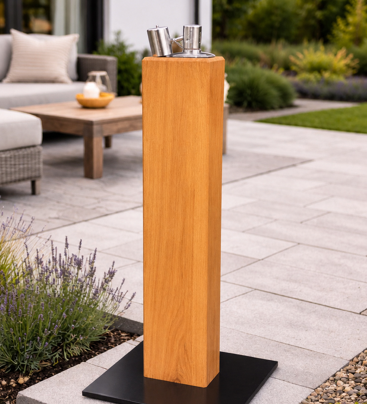 Gartenfackel aus Eiche – 20 cm – Motiv : O Muttertag Bundle